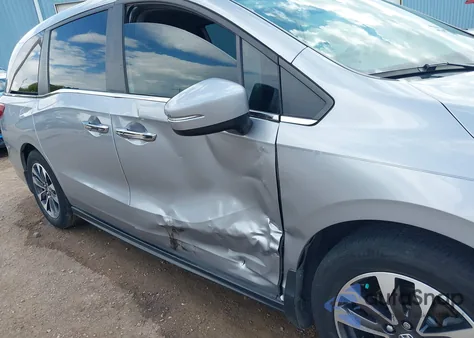 2022 Honda Odyssey Ex-L из США, поврежденный, VIN 5FNRL6H79NB024504